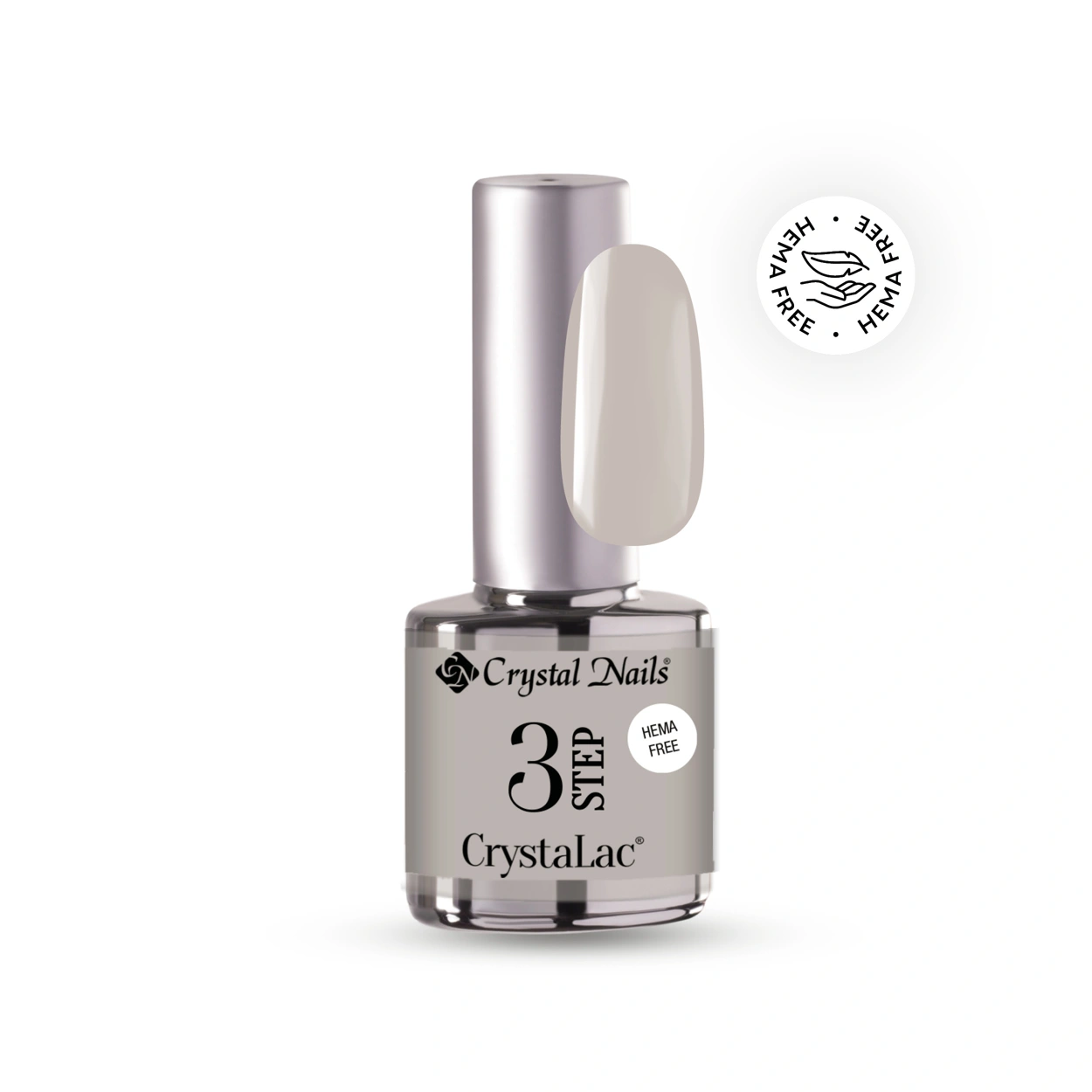 Crystal Nails 3 STEP HEMA Free CrystaLac - HF19 (8ml) - Zúzmara főképe